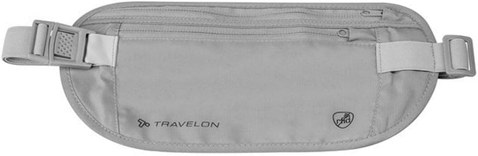 : Travelon Rfid Blocking Undergarment Waist Pouch Travel Wallet
