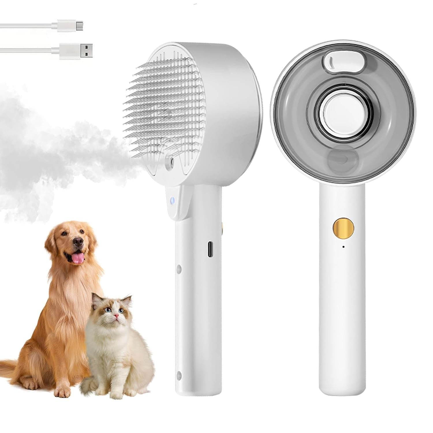 4 In 1Spritz Spray Defur Comb, Cloud Care Shedding Control