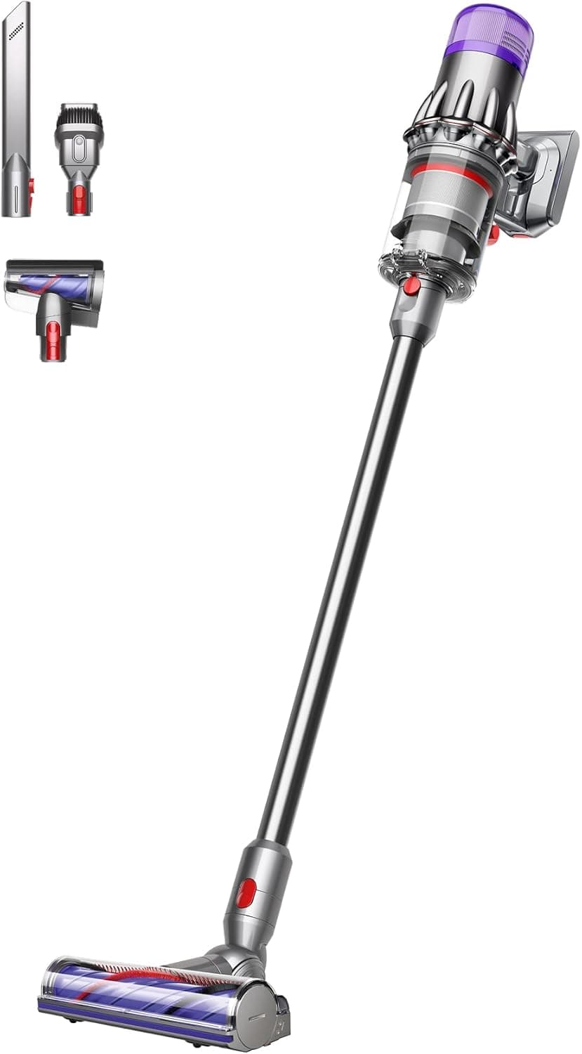 Amazon.com - Dyson V9 Motorbar Cordless Vacuum, Cleans Hard Floors and Carpets, Detangles, Converts to Handheld, 100AW, 3 Power Modes, Up to 40 Minutes¹