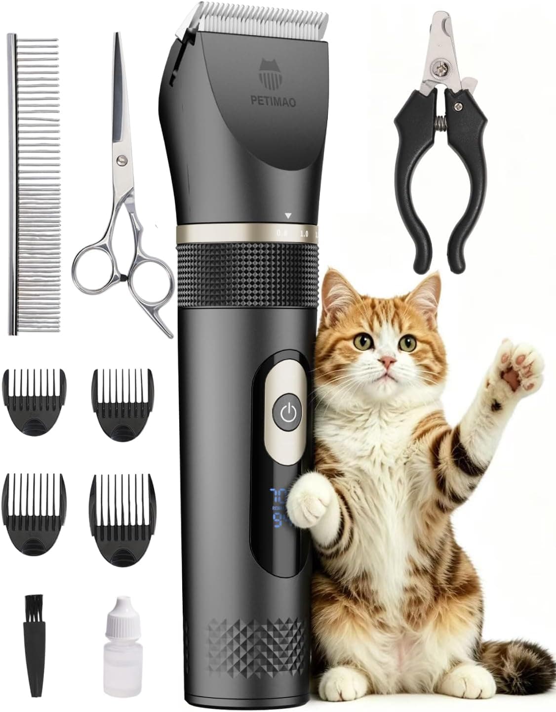 Prime: Petimao Professional Cat Grooming Kit Deshedding Brush Set + Free Shipping