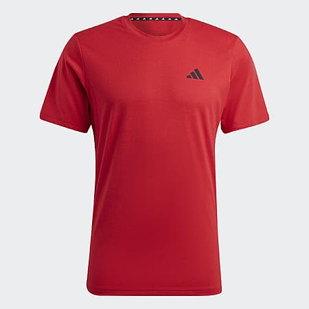 adidas Men's Train Essentials Feelready Training Tee: Scarlett (Sm-2XL) or Grey (Sm-Med) $7 + Free Shipping - 2025-11-17