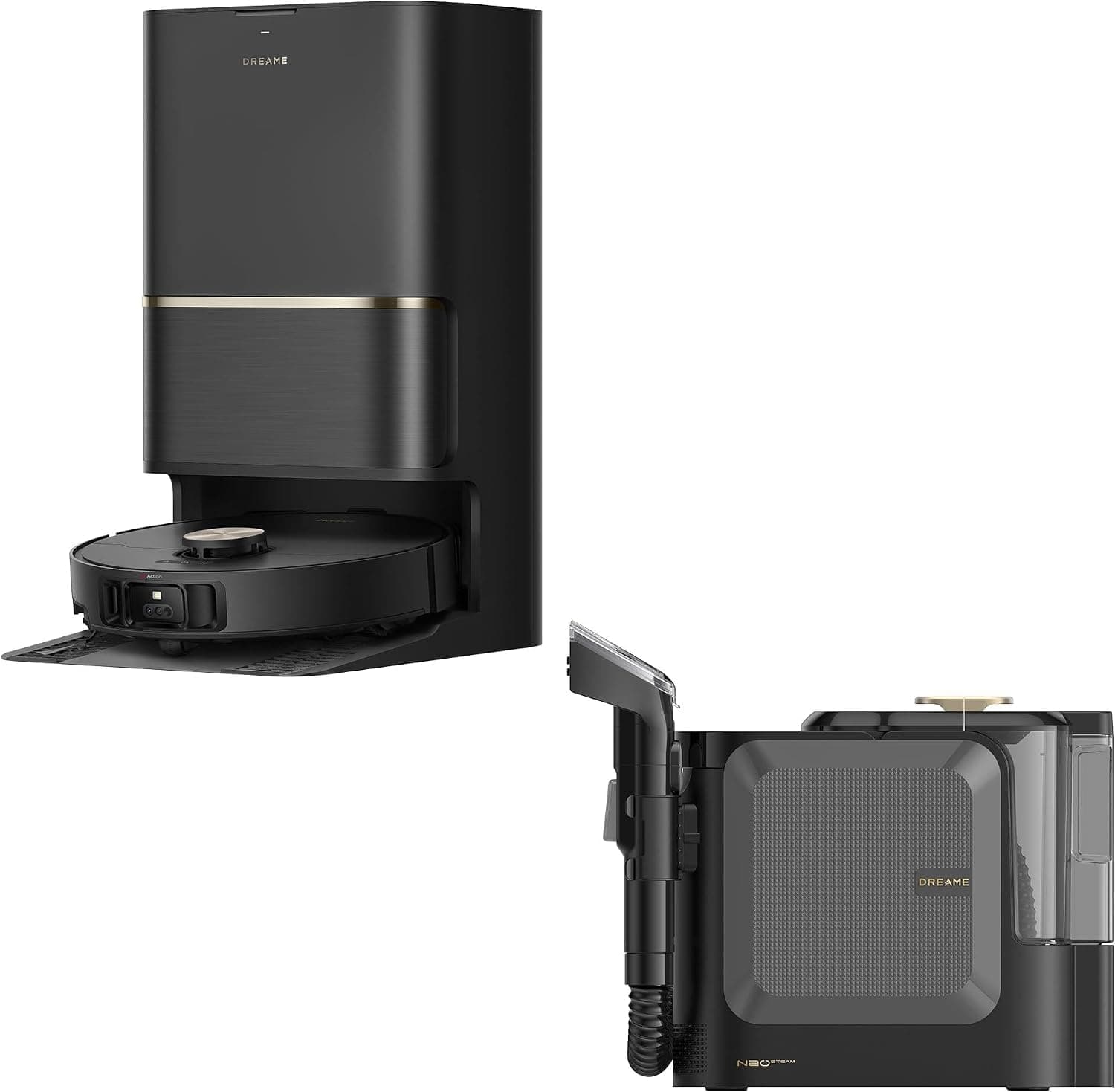 DREAME L50 Ultra Robot Vacuum & N20 Steam Carpet Cleaner Machine with Steam and Hot Water Wash