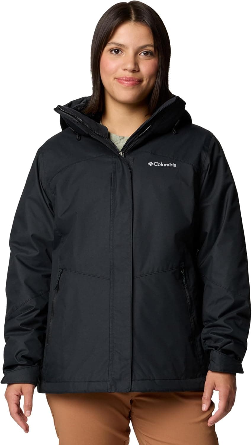 Columbia Women's Bugaboo III Fleece Interchange Jacket, Black, Small at Amazon Women's Coats Shop