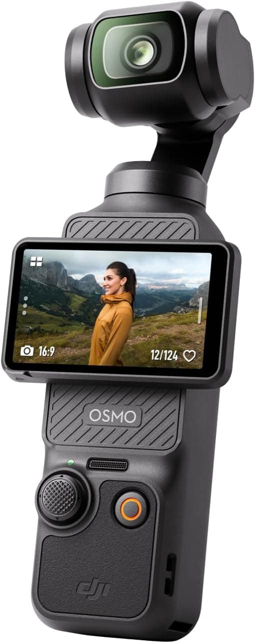 DJI Osmo Pocket 3, Vlogging Cameras with 1" CMOS & 4K/120fps Vlog Camera, 3-Axis Stabilization