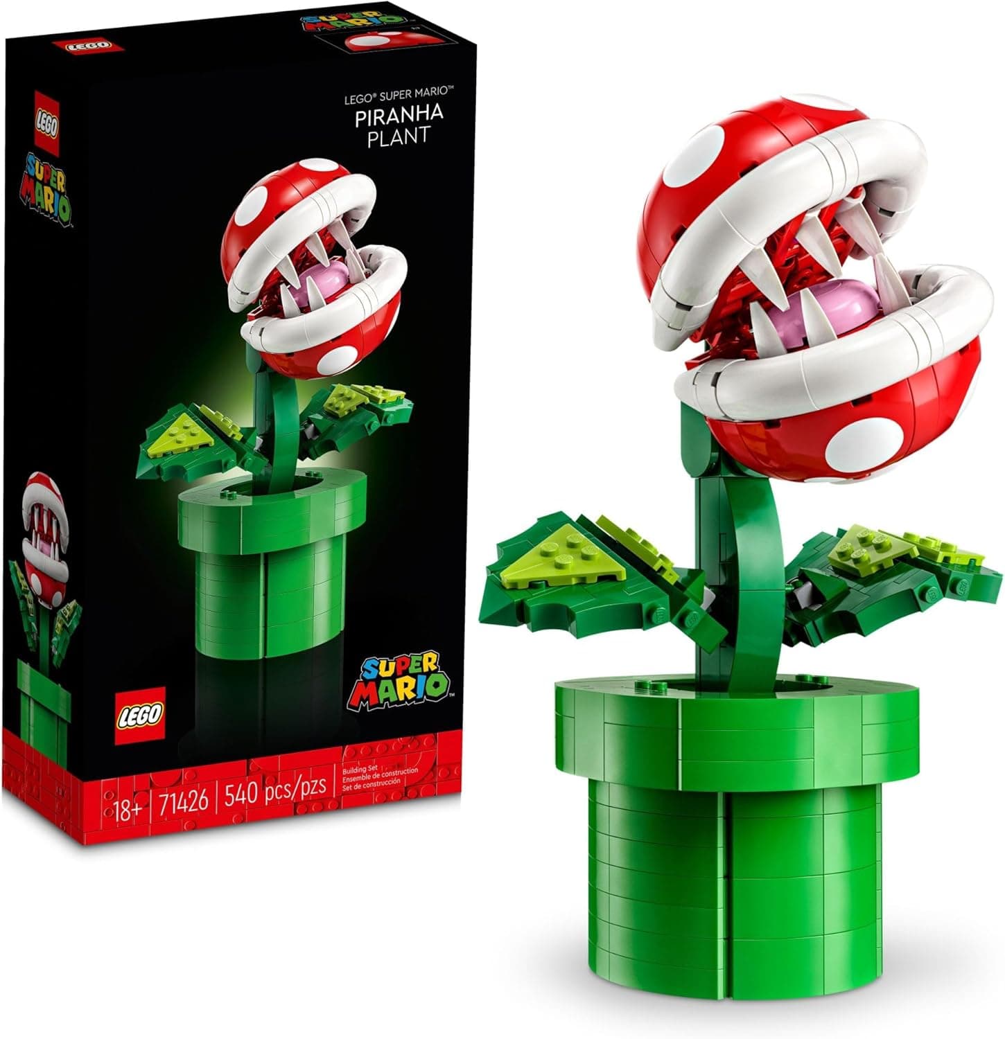 LEGO Super Mario Piranha Plant Building Sets(540pcs, 71426) + Free S&H