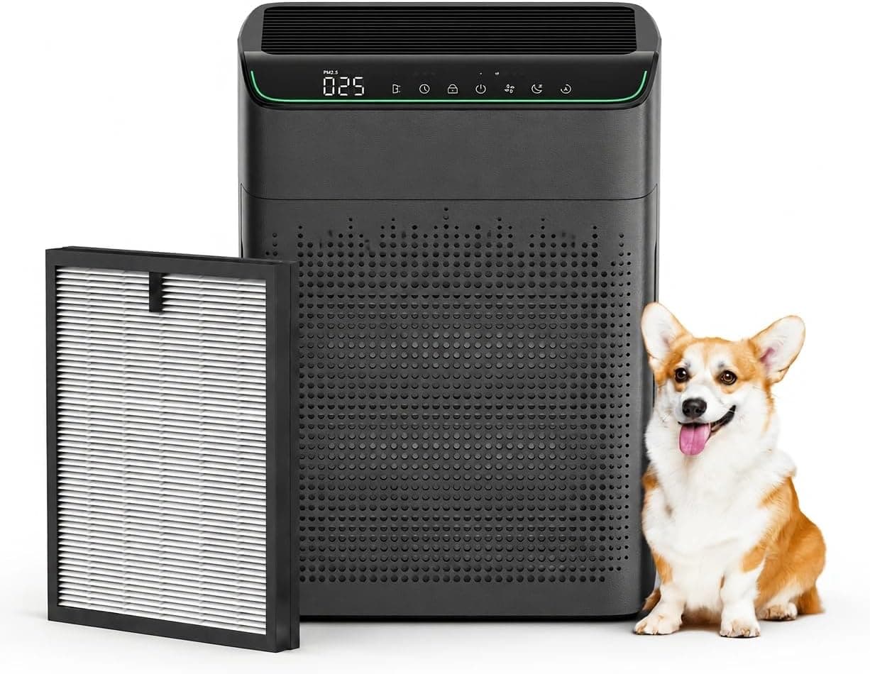 Amazon – MERONTE MR5866 Air Purifier for Up to 1690 Sq. Ft. -