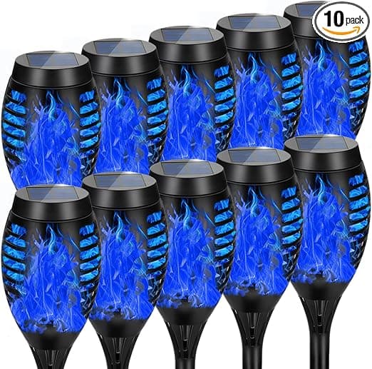 AOUNQ Solar Lights Outdoor
