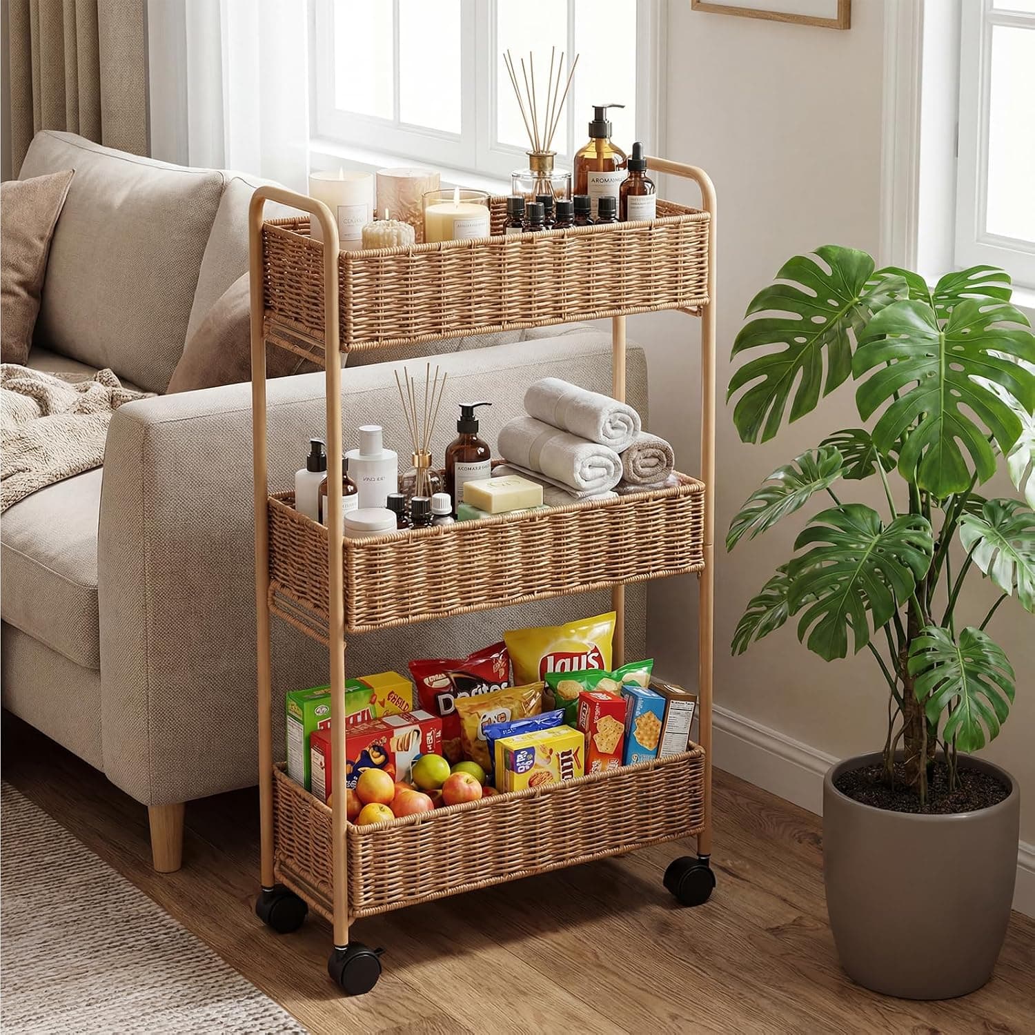Utility Slim Storage Cart