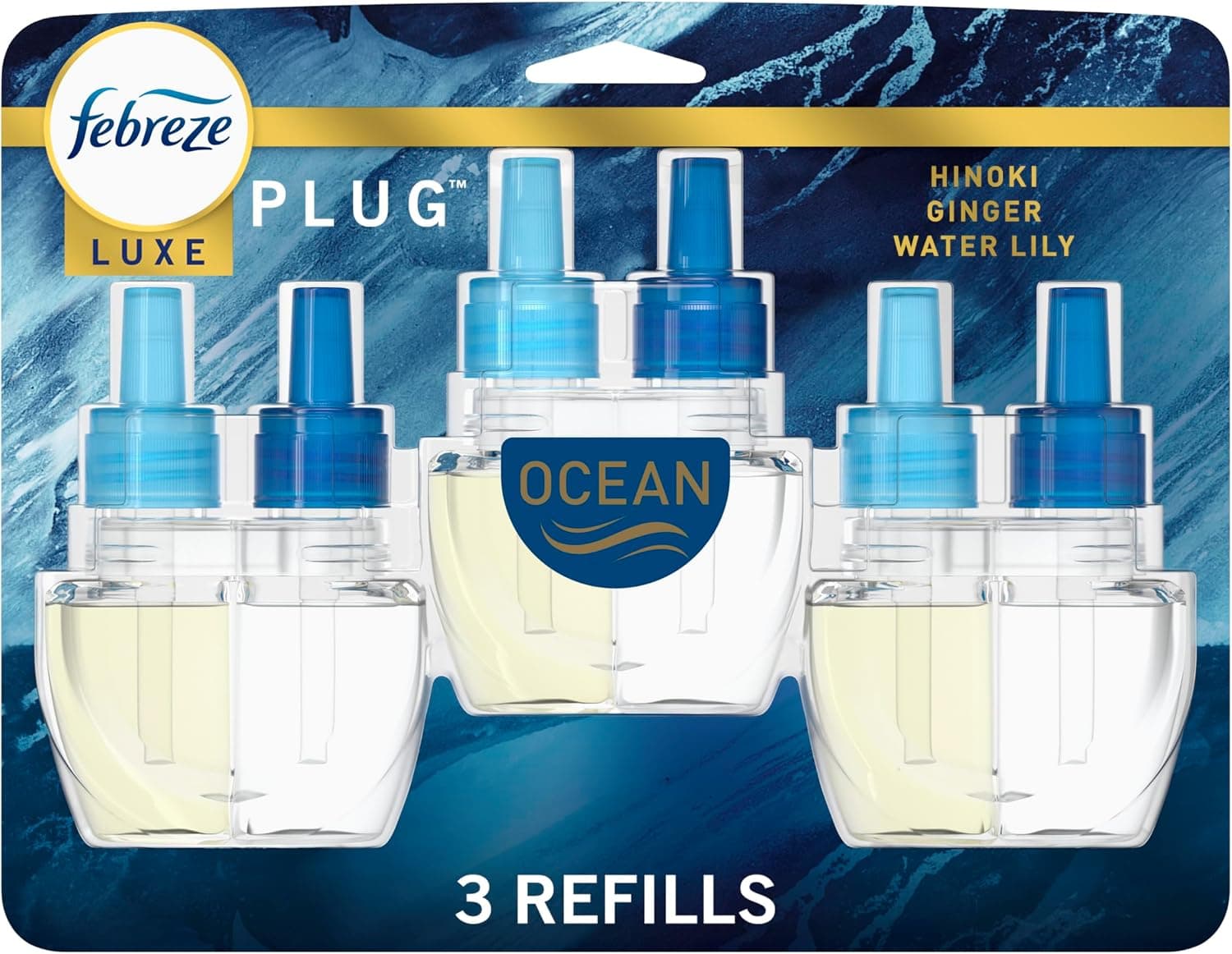 $10.98| 3 Count Febreze Plug In Air Freshener, Odor-Fighting Scented Oil Refill 0.87oz @Amazon