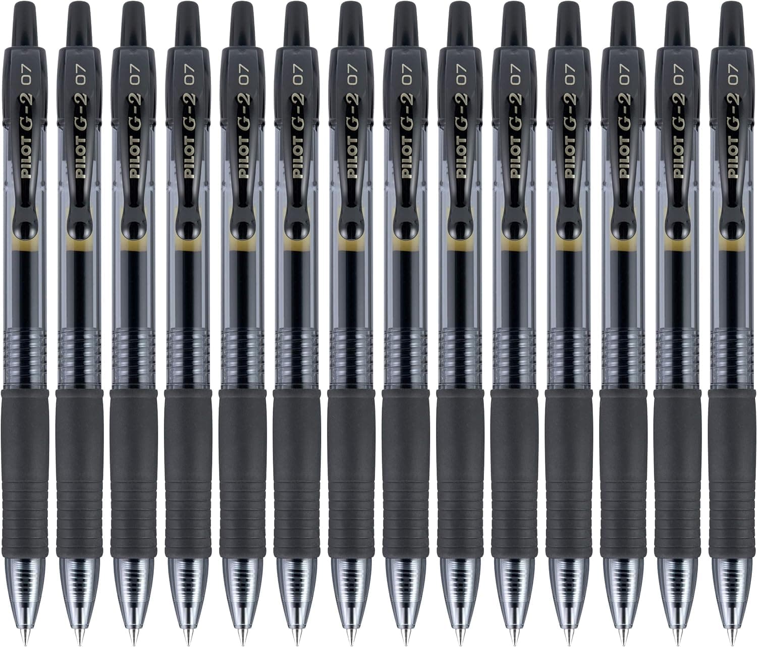 $12.99 | 14-Pack Pilot G2 Pens, Premium Refillable and Retractable Rolling Ball Gel Pens, Fine Point, 0.7mm, Black Ink at Amazon