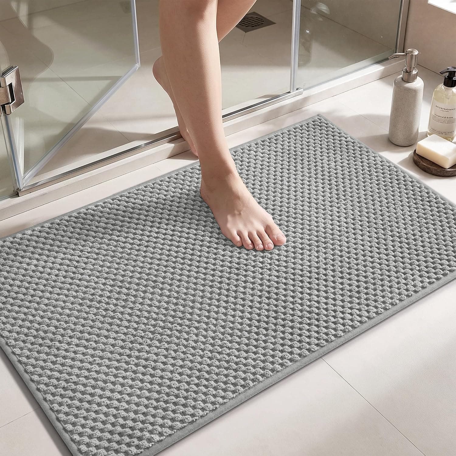 Amazon – RESARE Chenille Bath Mat - -